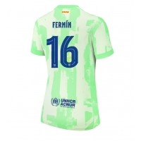 Camiseta Barcelona Fermin Lopez #16 Tercera Equipación Replica 2024-25 para mujer mangas cortas